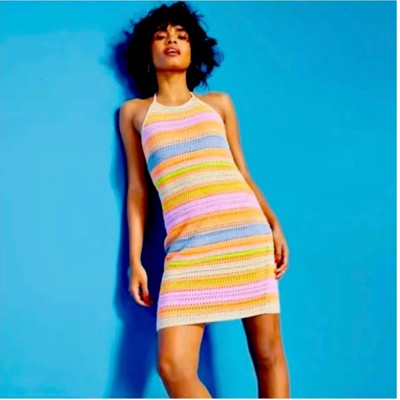 House of Harlow 1960s Crochet Dress - Picture 3 of 3